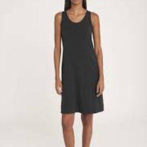 Cuyana Twisted Back Dress Medium Black